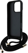 Etui plecki Guess 4G Big Logo Cord Stap Crossbody do Apple iPhone 16 Pro Black (3666339434281) - obraz 6