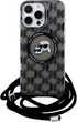 Панель Karl Lagerfeld IML Crossbody Monogram Karl & Choupette Head MagSafe для Apple iPhone 16 Pro Max Black (KLHMP16XHCKCKLCK) - зображення 2