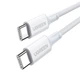 Кабель зарядний Ugreen Type-C 100W для швидкого заряджання 2 м White (US557) - зображення 1