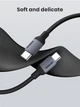 Кабель зарядний UGREEN 60W PD USB C to USB C Data Transmission Cable 0.5 м Black (US563) - зображення 2