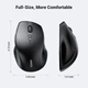 Бездротова USB-миша UGREEN Wireless Mouse Ergonomic Bluetooth 5.0 Black (MU101) - зображення 2