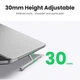 Регулируемая настольная подставка для ноутбука UGREEN Invisible Portable Desktop Laptop Stand 13-17.3" Silver (LP846) - изображение 3