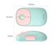 Беспроводная USB мышь манипулятор Ugreen Rechargeable Dual Mode Wireless Mouse Pink (MU102) - изображение 9