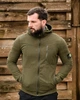 Чоловіча демісезонна кофта на флісі Stone Island 3XL олива (94725) - зображення 1