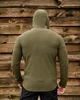 Чоловіча демісезонна кофта на флісі Stone Island 3XL олива (94725) - зображення 4