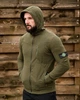 Чоловіча демісезонна кофта на флісі Stone Island 3XL олива (94725) - зображення 6