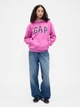 Худи теплое оверсайз женское GAP 362221615 L Розовое (1159848633) - изображение 3