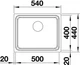 Мойка кухонная Blanco - 521841 ETAGON 500-U - изображение 2