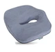 Подушка ортопедична для сидіння Correct Shape Max Comfort 50х50см від геморою, простати, подагри, сіра (73374) - зображення 1