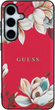 Etui Guess Grained Printed Flower Pattern MagSafe do Samsung Galaxy S25 Fucsia (3666339448899) - obraz 3