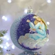 Новогодний шар на елку Santa Shop Ангел на облаке Голубой 10 см (4820001106749) - изображение 2