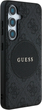 Etui Guess 4G Round Patch Classic Logo MagSafe do Samsung Galaxy S25 Plus Black (3666339448936) - obraz 4