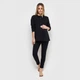 Піжама, домашній костюм для вагітних і годуючих мам Koko boutique Black HOME S / M чорний - зображення 7
