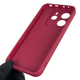 Чехол силиконовый Soft Touch для Xiaomi Redmi Note 14 4G EU бордовый (Полная защита камеры) - изображение 6