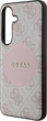 Etui Guess 4G Round Patch Classic Logo MagSafe do Samsung Galaxy S25 Plus Pink (3666339449018) - obraz 6