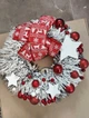 Рождественский новогодний венок Премиум Праздничный Vela Handmade с Натуральным декором 30см. для интерьера, дверей в Фирменной упаковке Дизайнерский Домик Белый - изображение 1