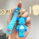Брелок KAWS BFF Голубой коллекционный мишка для фанатов дружбы сувенир на ключи (578883) - изображение 1