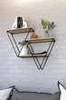 Настенная полка в стиле лофт EcoLoft Вектория DSP-1295-1 Дуб Аппалачи - изображение 3