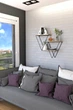 Настенная полка в стиле лофт EcoLoft Вектория DSP-1295-1 Дуб Аппалачи - изображение 4