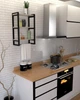Настенная кухонная полка в стиле лофт EcoLoft Риали DSP-1298-2 Дуб Кортона - изображение 3