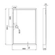 Душовий піддон Lidz KAPIELKA ST120×80×14, низький, прямокутний, діаметр зливу 52 мм - изображение 2