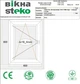 Окно Steko 600 х 800 мм 2-стекла/аргон, левое - изображение 2