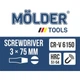 Отвертка шлицевая 3x75мм Molder (MT32001) - изображение 2