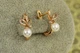 Серьги детские Xuping Jewelry Золушка с жемчужиной 1,4 см золотистые - изображение 2