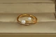 Кольцо Xuping Jewelry раздвижное две маленькие жемчужины р 18+ золотистое - изображение 1