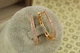 Серьги Xuping Jewelry овальные кольца с мелкими камешками 2,9 см золотистые - изображение 4