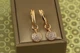 Серьги подвески Xuping Jewelry могнетки с фианитами 3.2 см золотистые - изображение 3