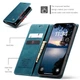 Чехол книжка Caseme с магнитом для iPhone 17 Pro зеленый бумажник - изображение 7