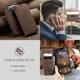 Чехол книжка Caseme с магнитом для iPhone 17 Pro кофейный бумажник - изображение 7