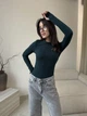 Жіночий утеплений лонгслів Uaclothes 42-44 Зелений (like36159-165821349) - изображение 1