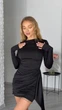 Жіноча сукня міні A-силуету Uaclothes 44-46 Чорний (like36180-166031357) - изображение 2