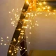 Светодиодная гирлянда мишура "Роса", 3 м, 150 LED, от USB, Теплый белый - изображение 3