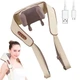 Масажер для шиї та спини MASSAGER XL-653 з USB, підігрівом, роликовим механізмом, 3 режимами, вібромасажем та шиацу для розслаблення м’язів - зображення 4