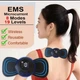 Импульсный массажер для тела 9,8 мА 1 ~ 100 Гц EMS USB аккумуляторный 8 режимов воздействия и 10 интенсивности, черный - изображение 6