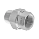Згін американка Nolf NFC.511-06 — 1/2" прямий нікельований (NF3230) - зображення 1