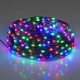 Светодиодная гирлянда нить "Роса" 50 м, с пультом, 500 LED, от USB, зеленый провод, Мультиколор - изображение 1