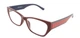 Готовые женские очки для зрения Onelook 068 бордовый с диоптриями +3.75 - изображение 1