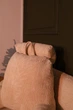 Подушка-кресло для спины шеи и поясницы 75×60 см с подлокотниками, карманом, для чтения и отдыха со съемной подушкой, бежевый - изображение 6