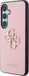 Etui Guess Grained Big 4G Logo Small Classic do Samsung Galaxy S25 Plus Pink (3666339449209) - obraz 2