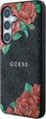 Панель Guess 4G Flowers Print Metal Classic Logo MagSafe для Samsung Galaxy S25 Black (3666339449261) - зображення 2