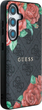 Панель Guess 4G Flowers Print Metal Classic Logo MagSafe для Samsung Galaxy S25 Black (3666339449261) - зображення 4
