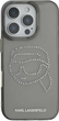 Панель Karl Lagerfeld IML Rhinestones Karl Head для Apple iPhone 16 Pro Max Black (KLHCP16XHKHDCELK) - зображення 3