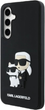 Etui Karl Lagerfeld 3D Rubber Karl&Choupette do Samsung Galaxy S24 FE Black (KLHCS24FE3DRKCNK) - obraz 2