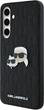 Etui Karl Lagerfeld Karl&Choupette Head Pin do Samsung Galaxy S24 FE Black (KLHCS24FEPGKLKCPK) - obraz 2