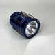 Фонарь светодиодный аккумуляторный 1W+6LED с солнечной панелью и функцией павербанк, универсальный переносной складной фонарь-лампа для дома, дачи, рыбалки и кемпинга Синий, MHS-5800-Blue - изображение 6