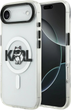 Etui Karl Lagerfeld IML Choupette Sketch Logo MagSafe do Apple iPhone 17 Air Transparent (KLHMP17MHGCHGKBT) - obraz 1